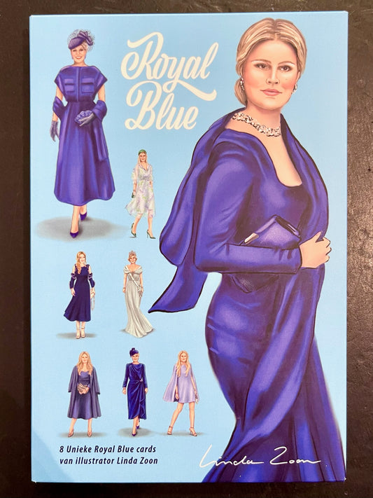 Royal Blue Postcard Set