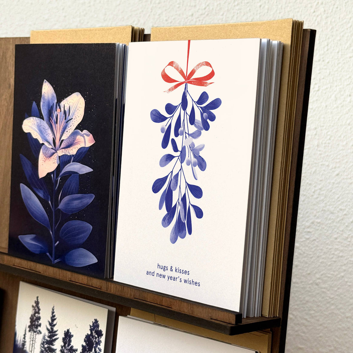 Botanopia - Hugs & Kisses | Christmas Card | Holiday Card