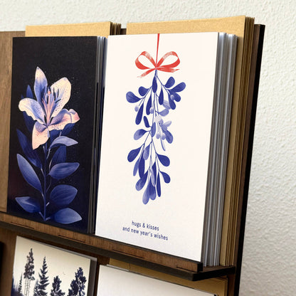 Botanopia - Hugs & Kisses | Christmas Card | Holiday Card
