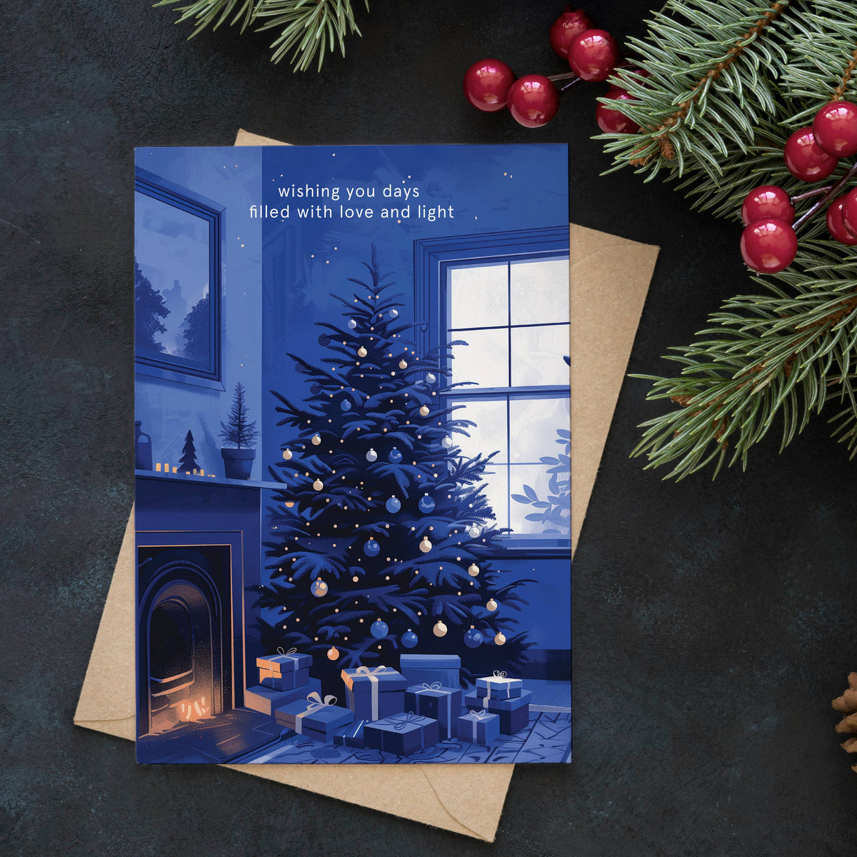 Botanopia - Home For The Holidays | Christmas Card | Holiday Card