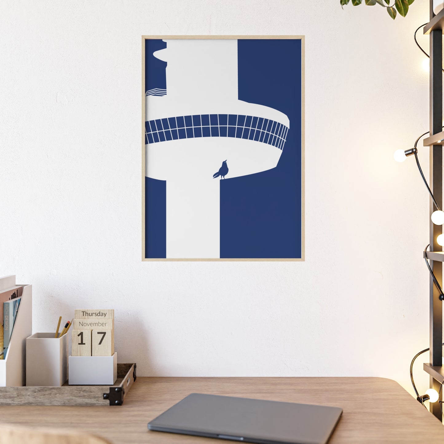BLAUWcc 'ROTTERDAM LOOKOUT' Framed Poster