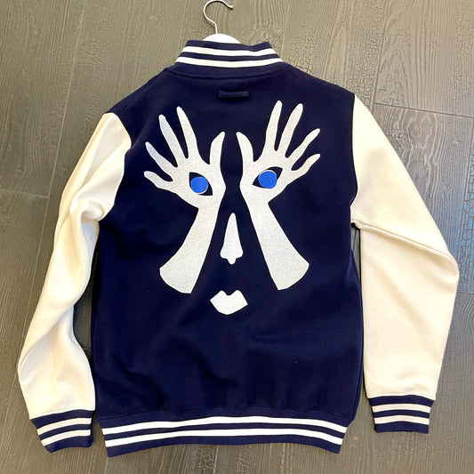 Art varsity jacket ‘HANDS’