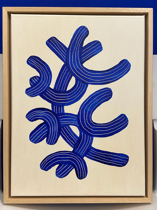 Blue Universes #11 painting