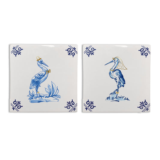 Goldie Tiles - Set groom and bride