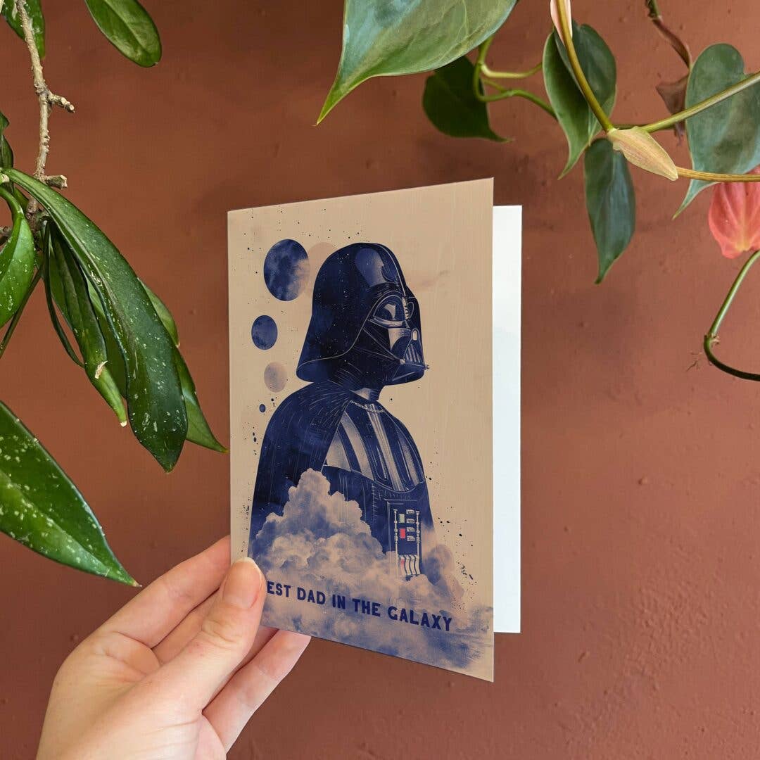 Botanopia - Best Dad in the galaxy | Father's Day Card