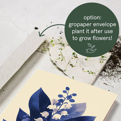 Botanopia - Lily of the valley | Everyday Greeting Card | birth flower