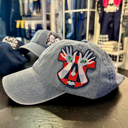 Art Cap Denim ‘Hands’ on light blue