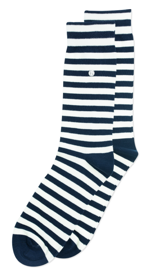 AG Socks Harbour Stripes Navy