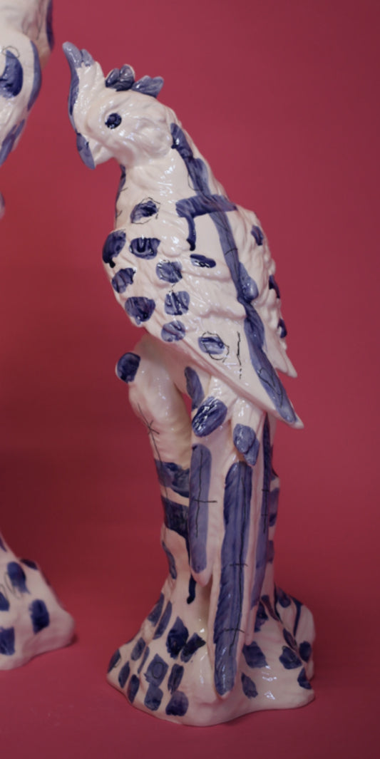 Art Ceramics ‘Papagallo Medio’ Blue