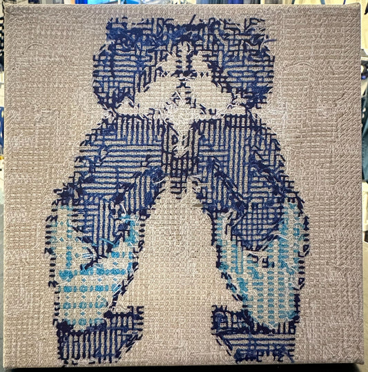 Delft Blue Printed Embroidery 2B