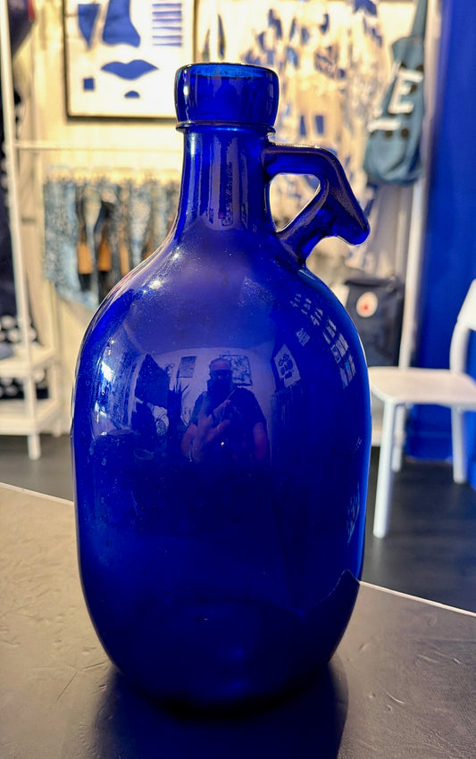Cobalt Blue Glass Jug