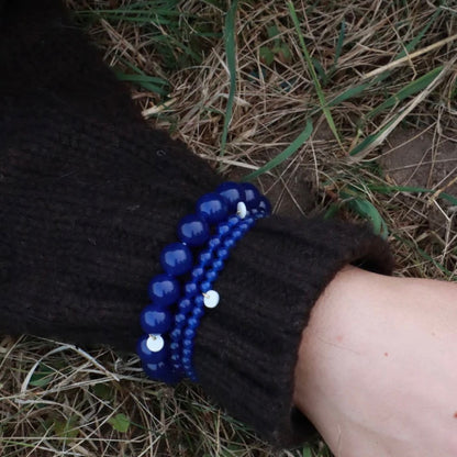 Petite Lapis Lazuli stretch bracelet