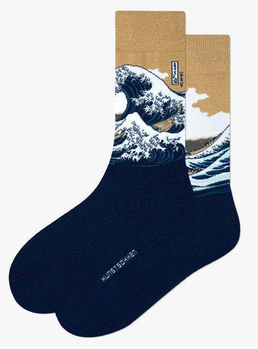 Kunstsokken The great wave of Kanagawa