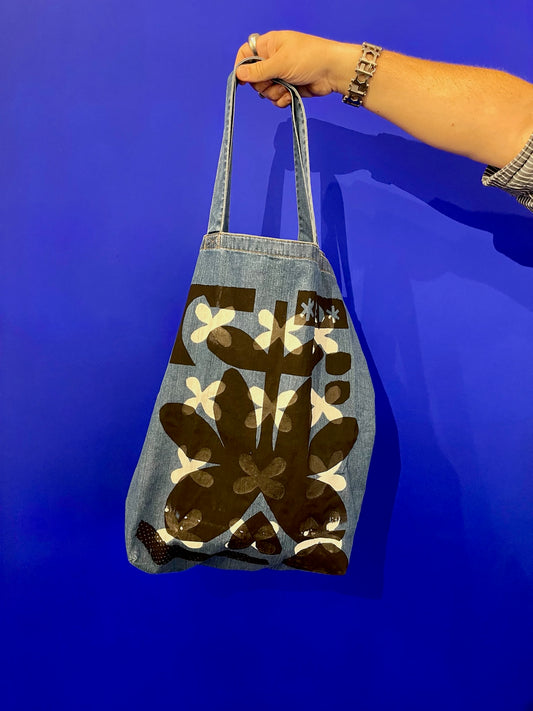 Art bag denim "SPRING"