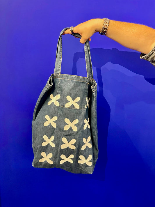 Art bag denim "SPRING"