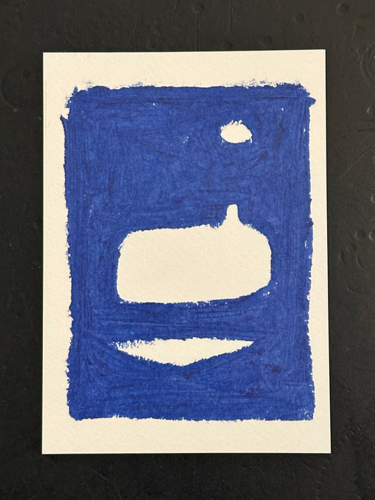 Postcard Midnight Blue