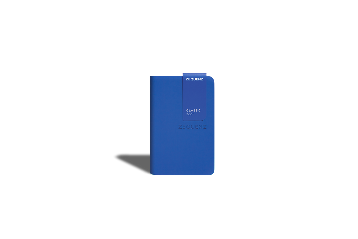 ZEQUENZ The Color A7 notebook in Royal Blue