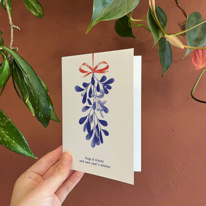 Botanopia - Hugs & Kisses | Christmas Card | Holiday Card