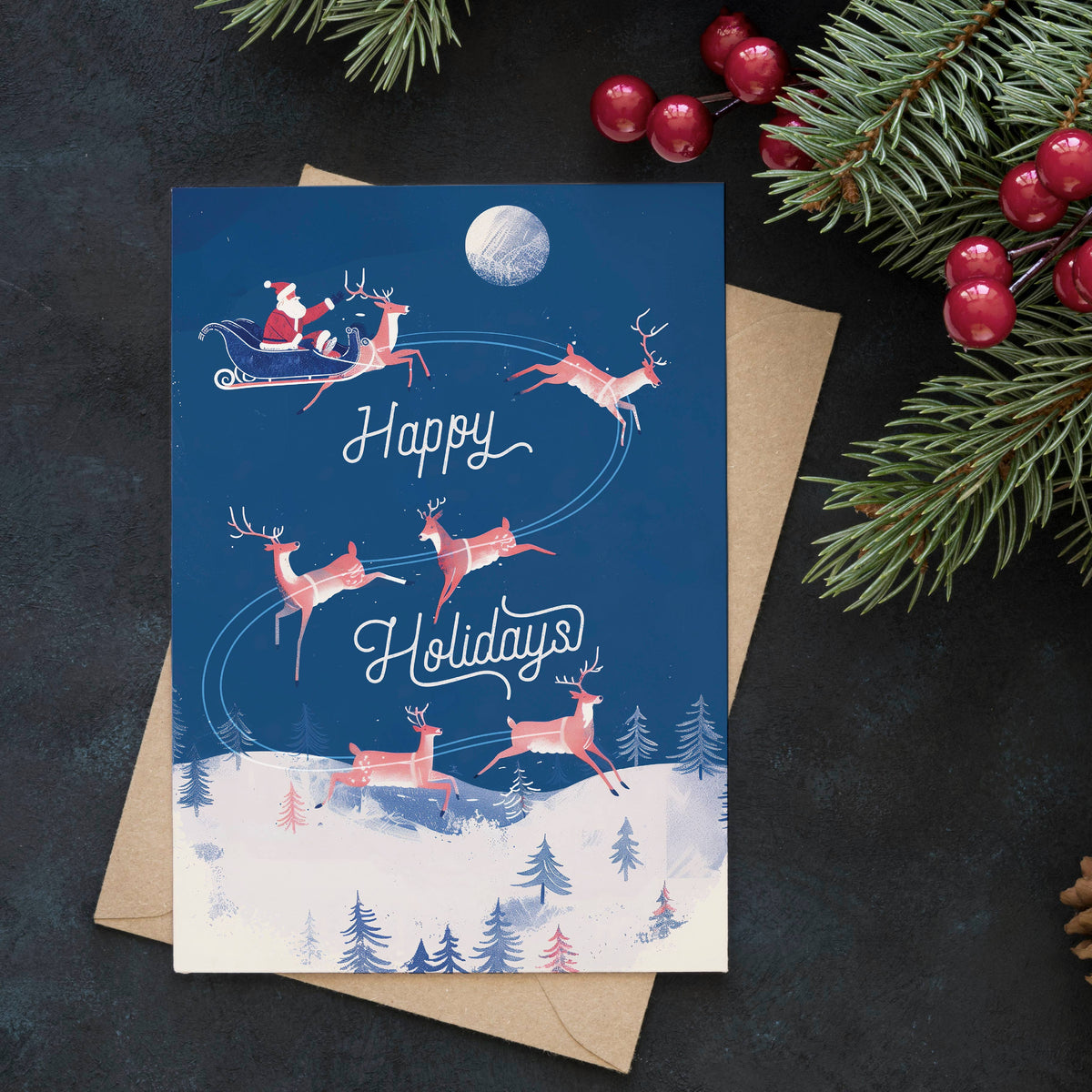 Botanopia - Jingle All The Way | Christmas Card | Holiday Card