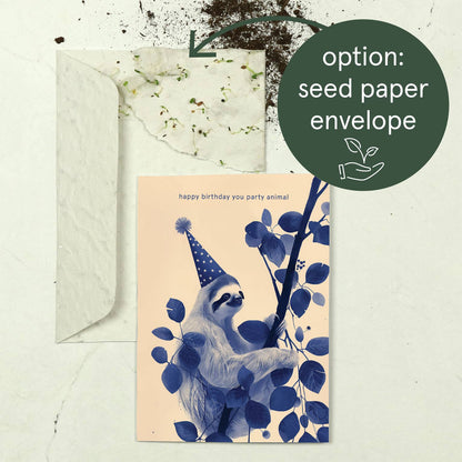 Botanopia - Happy Birthday, you party animal | Birthday Card | Funny