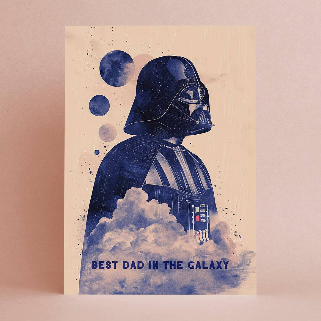 Botanopia - Best Dad in the galaxy | Father's Day Card