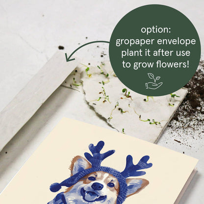 Botanopia - Furry And Bright | Christmas Card | Holiday Card