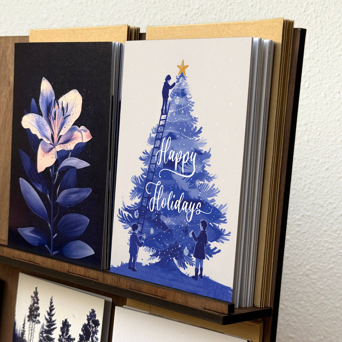 Botanopia - Festive Firs Happy Holidays | Christmas Card | Holiday Card