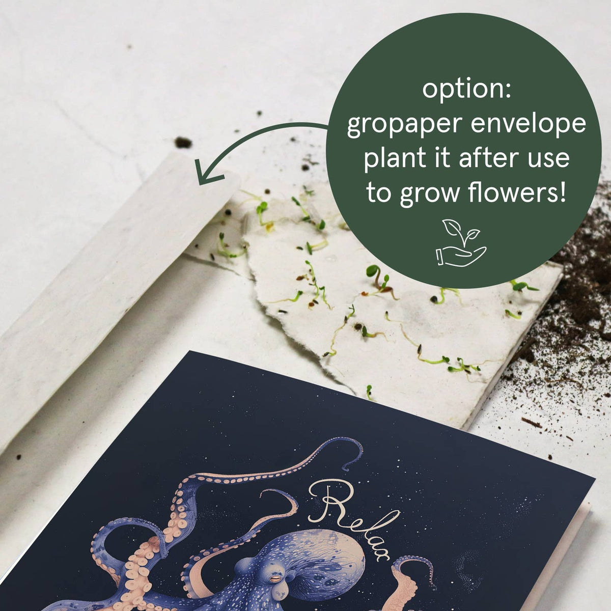 Botanopia - Relax, nothing is under control | Encouragement Card | Funny