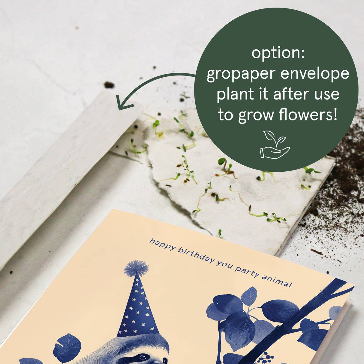 Botanopia - Happy Birthday, you party animal | Birthday Card | Funny