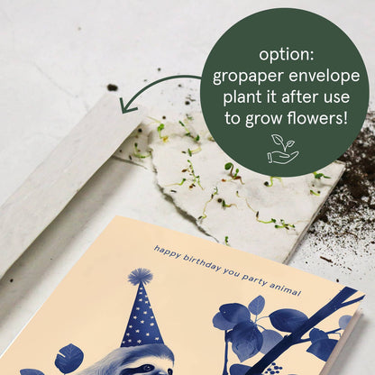 Botanopia - Happy Birthday, you party animal | Birthday Card | Funny