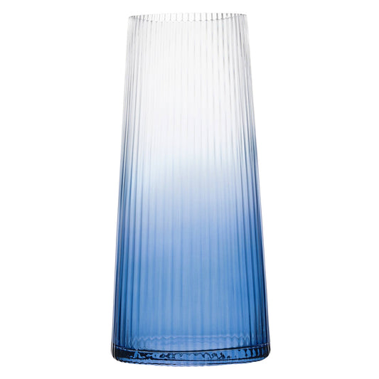 Empire blue glass vase