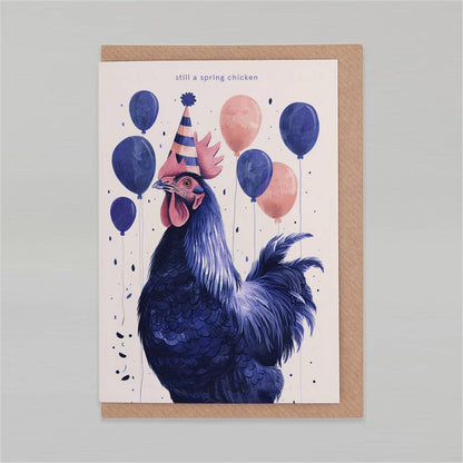 Botanopia - Still a spring chicken | Funny Birthday Cards