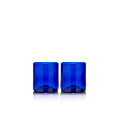 Rebottled - Short Tumbler 2-pack Blue