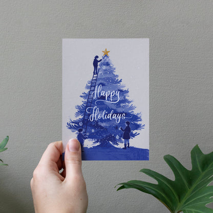 Botanopia - Festive Firs Happy Holidays | Christmas Card | Holiday Card