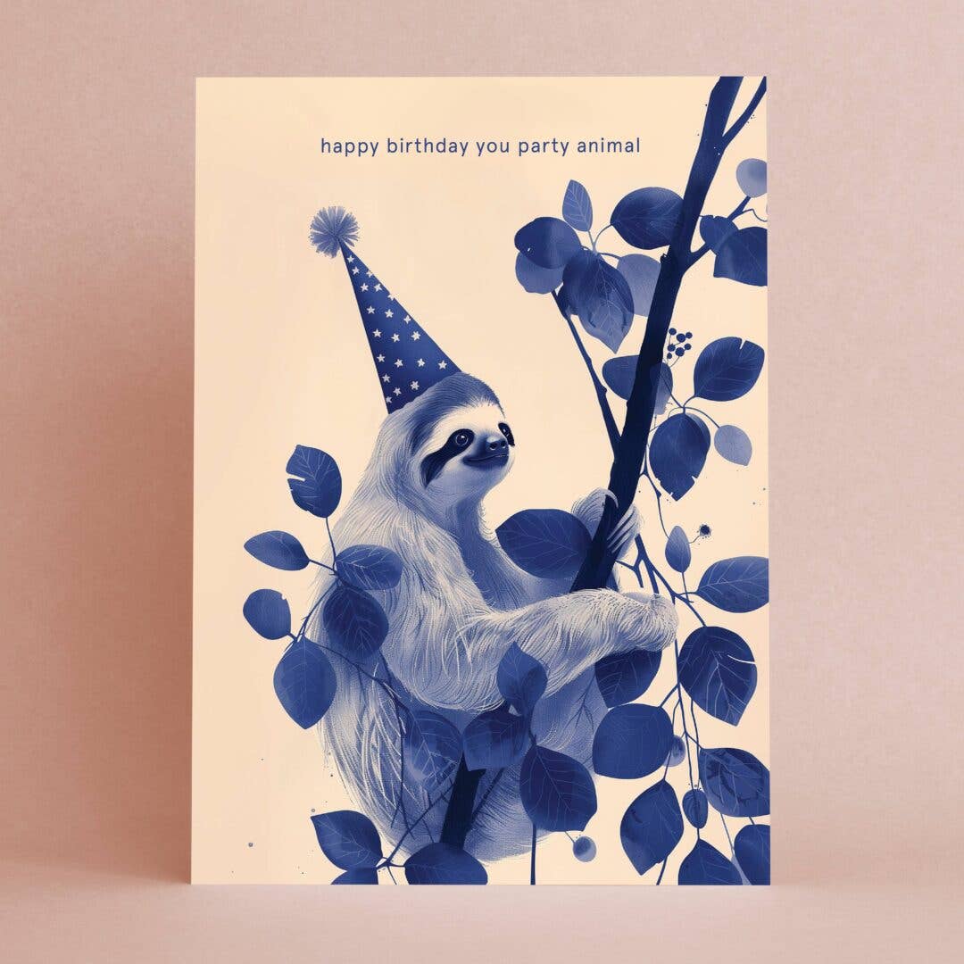 Botanopia - Happy Birthday, you party animal | Birthday Card | Funny