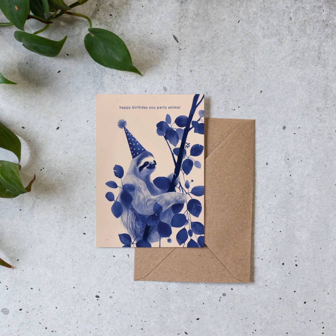 Botanopia - Happy Birthday, you party animal | Birthday Card | Funny